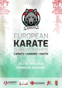 Karate Európa-bajnokság serdülőknek, junioroknak és ifjúságiaknak. 2023. június 24-25.